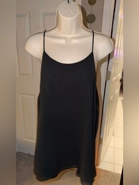 Black Spaghetti Strap Tank Top